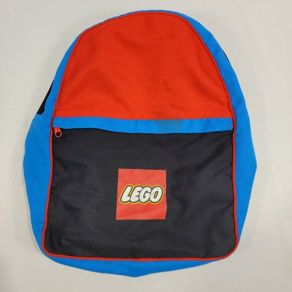 Lego Vintage Backpack Tote Duffle 1998 Building Block Bag Carry Case Knapsack - Picture 1 of 2